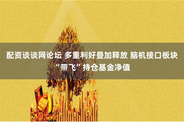 配资谈谈网论坛 多重利好叠加释放 脑机接口板块“带飞”持仓基金净值